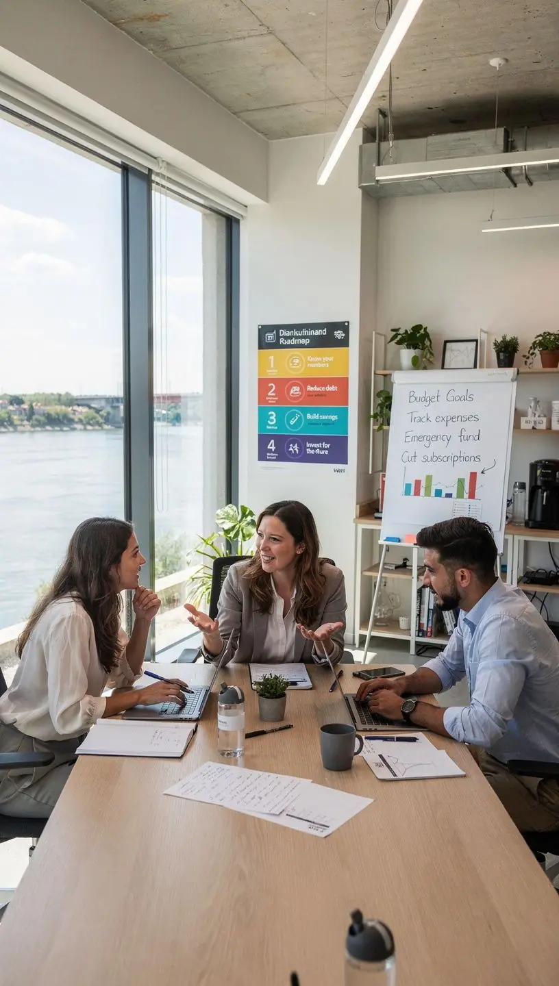 Illusztráció a költségek nyomon követéséről, amely egyszerűsíti a pénzügyi döntéseket.